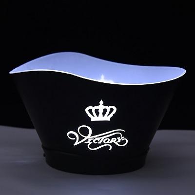 CF-329BF 12L LED ice bucket - PP(Oil painted) - LedBarGear Product Image