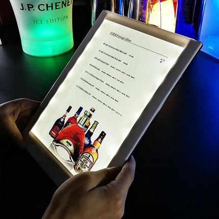 CF-121BF Single LED menu holder - LedBarGear Product Image