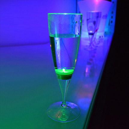 CF-902AF LED champagne glass - LedBarGear Product Image